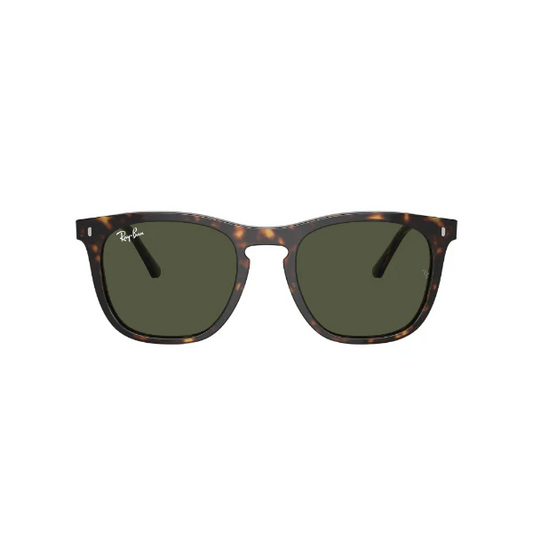 Ray-Ban Tortoise Green Sunglasses RB2210 902/31 53-21 Havana